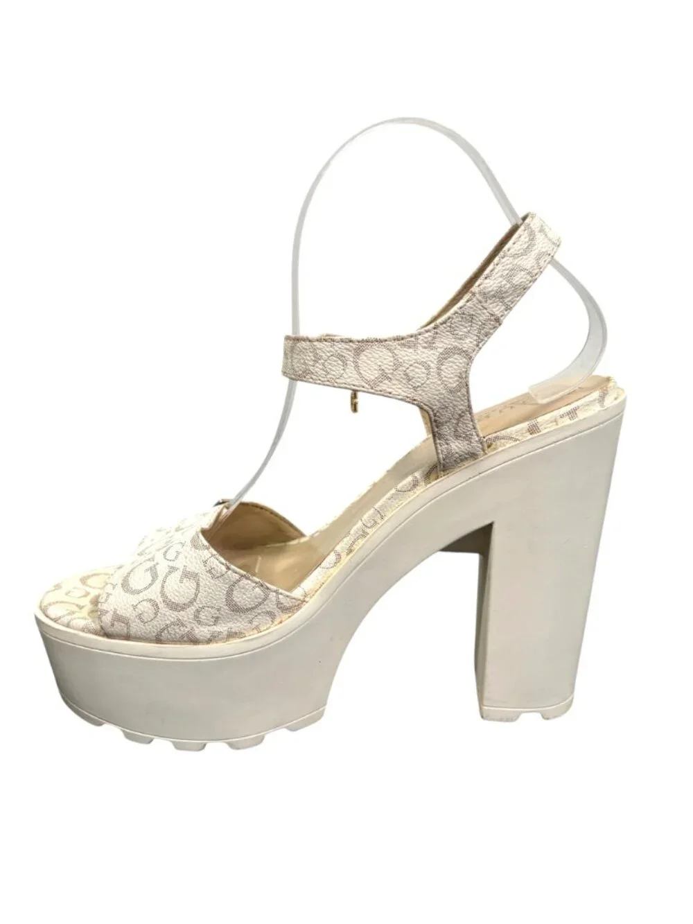 Vintage Guess 90s Y2k Chunky Platform Heels Size 10